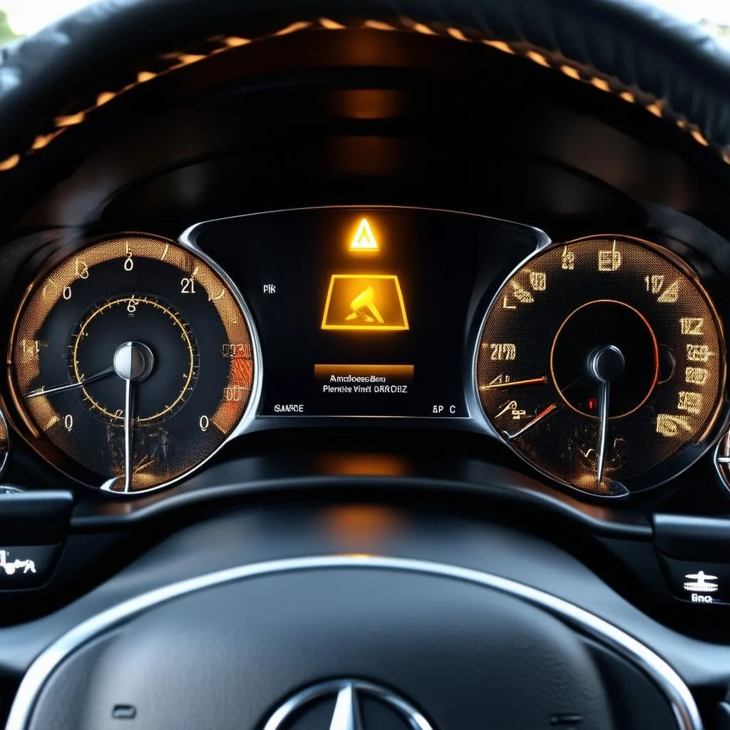 EPC warning light on Mercedes-Benz dashboard